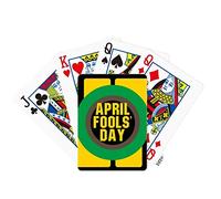 no/no April Fool Day Poker Playing Card Tabletop Board Game