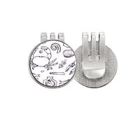 no/no Aquatic Seafood Food Human Beings Golf Ball Marker Hat Cap Clip Enamel Magnetic