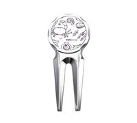 no/no Aquatic Seafood Food Human Beings Golf Divot Tool Golf Ball Marker Repair Tool