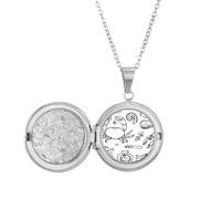 no/no Aquatic Seafood Food Human Beings Locket Necklace Hold Picture Jewelry Birthday Gift