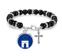 no/no arc de Triomphe French EUAN Symbol Beaded Bracelet Boho Jewelry