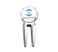 no/no Argentine Football South American Flag Golf Divot Tool Golf Ball Marker Repair Tool