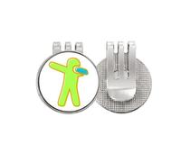 no/no Arms Puppet Bent Twisted Art Deco Fashion Golf Ball Marker Hat Cap Clip Enamel Magnetic