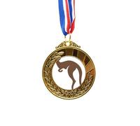 no/no australia flavor brown outline Gold Award Winner Medal First Place Ribbon