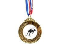 no/no australia koala outline illustration Gold Award Winner Medal First Place Ribbon