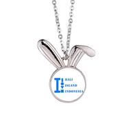 no/no bali island indsia art deco fashion Rabbit Necklace Pendant Bunny Animal Jewelry Gift