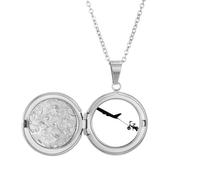 no/no Balloon Aircraft Boy Car Connection Locket Necklace Hold Picture Jewelry Birthday Gift