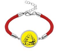 no/no Barefoot Daisen Monk Fat Blessing Mellow Lucky Red String Bracelet Rope Bracelet Handmade