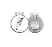 no/no Baroque Architecture Building Watercolor Painting Golf Ball Marker Hat Cap Clip Enamel Magnetic