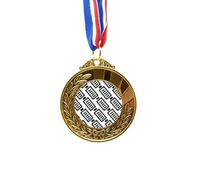 no/no Battery Endurance Energy Stamp Pattern Gold Award Winner Medal First Place Ribbon