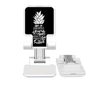 no/no Be a PineFruit Stand Tall Quote Black Adjustable Cell Phone Stand Desk Foldable