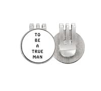 no/no Become True Man Love Future Golf Ball Marker Hat Cap Clip Enamel Magnetic