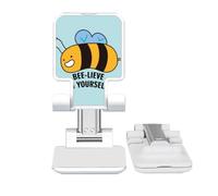 no/no Bees Believe Group Dance Art Deco Fashion Adjustable Cell Phone Stand Desk Foldable