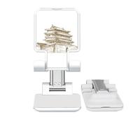 no/no Beijing Landmark Sketch Adjustable Cell Phone Stand Desk Foldable