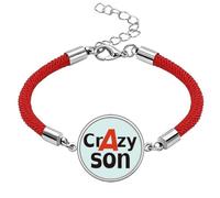 no/no Best Cool Son boy Lucky Red String Bracelet Rope Bracelet Handmade