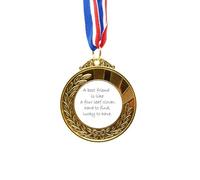 no/no best friend is like four quote Gold Award Winner Medal First Place Ribbon