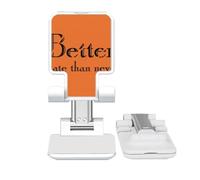 no/no Better Late Than Never Art Deco Fashion Adjustable Cell Phone Stand Desk Foldable