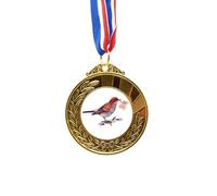 no/no Birds Branch Flowers Fruit Gold Award Winner Medal First Place Ribbon