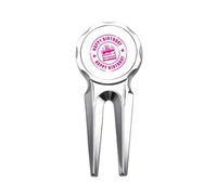 no/no Birthday Party Cake Stamp Romantic Golf Divot Tool Golf Ball Marker Repair Tool