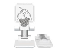 no/no Black Bowl Biscuits Ice Ball Adjustable Cell Phone Stand Desk Foldable