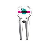 no/no Black Freedom Equal Rights Golf Divot Tool Golf Ball Marker Repair Tool