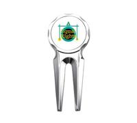 no/no Black Freedom Equality Art Deco Fashion Golf Divot Tool Golf Ball Marker Repair Tool