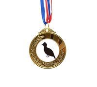 no/no Black Grouse Animal Portrayal Gold Award Winner Medal First Place Ribbon