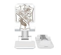 no/no Black White Baroque Sheep Illustration Pattern Adjustable Cell Phone Stand Desk Foldable