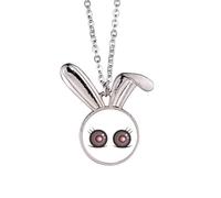 no/no Blackness Animation Faha Rabbit Necklace Pendant Bunny Animal Jewelry Gift