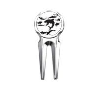 no/no blue ocean Shark biology Golf Divot Tool Golf Ball Marker Repair Tool