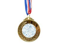 no/no Blue Physical Electromagnetic Mechanics Chart Gold Award Winner Medal First Place Ribbon