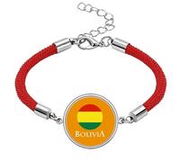 no/no Bolivia South amespain Lucky Red String Bracelet Rope Bracelet Handmade