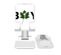 no/no Boy Textual Posture Art Deco Fashion Adjustable Cell Phone Stand Desk Foldable