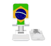 no/no brazil national flag south amecountry Adjustable Cell Phone Stand Desk Foldable