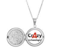 no/no brief best cool archaeologist occupation Locket Necklace Hold Picture Jewelry Birthday Gift