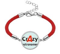 no/no Brief Best Cool Astronomer Occupation Lucky Red String Bracelet Rope Bracelet Handmade