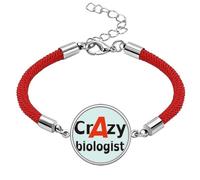 no/no Brief Best Cool Biologist Occupation Lucky Red String Bracelet Rope Bracelet Handmade