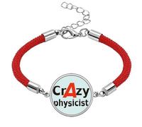 no/no Brief Best Cool Physicist Occupation Lucky Red String Bracelet Rope Bracelet Handmade
