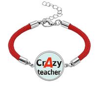 no/no Brief Best Cool Teacher Occupation Lucky Red String Bracelet Rope Bracelet Handmade