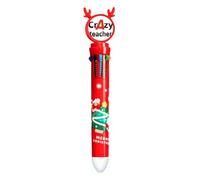 no/no Brief Best Cool Teacher Occupation Multicolor Ballpoint Pen Christmas Xmas Tree Santa