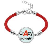 no/no Brief Best Cool Zoologist Occupation Lucky Red String Bracelet Rope Bracelet Handmade