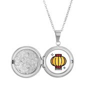no/no brief lovely chinese article Locket Necklace Hold Picture Jewelry Birthday Gift