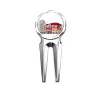 no/no Britain UK London Architecture Painting Golf Divot Tool Golf Ball Marker Repair Tool