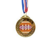 no/no Brown Dart Mexico Totems Ancient Civilization Gold Award Winner Medal First Place Ribbon