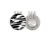 no/no Brushwork Chinese Painting Texture Golf Ball Marker Hat Cap Clip Enamel Magnetic