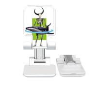no/no Bull-Headed Cape Whale Show Adjustable Cell Phone Stand Desk Foldable
