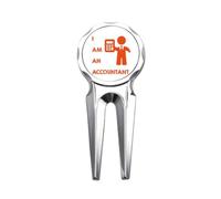 no/no Calculator Accounting Data Job Golf Divot Tool Golf Ball Marker Repair Tool