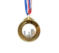 no/no Canada Landmark and City Buildings Fashion Gold Award Winner Medal First Place Ribbon
