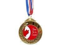 no/no Canada Maple and Good Luck to Canada Gold Award Winner Medal First Place Ribbon