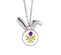 no/no Carnival Rio Brazil Stick Hammer Rabbit Necklace Pendant Bunny Animal Jewelry Gift